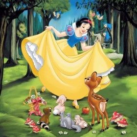 Puzzle Alba ca Zapada Cenusareasa si Ariel 3x49 piese